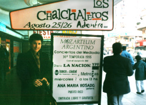 USIA Artistic Ambassador, Buenos Aires, 1995.