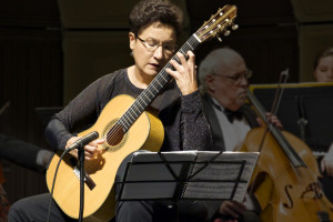 AMR performs Aranjuez with NJCU Orchestra under Lou Kosma.