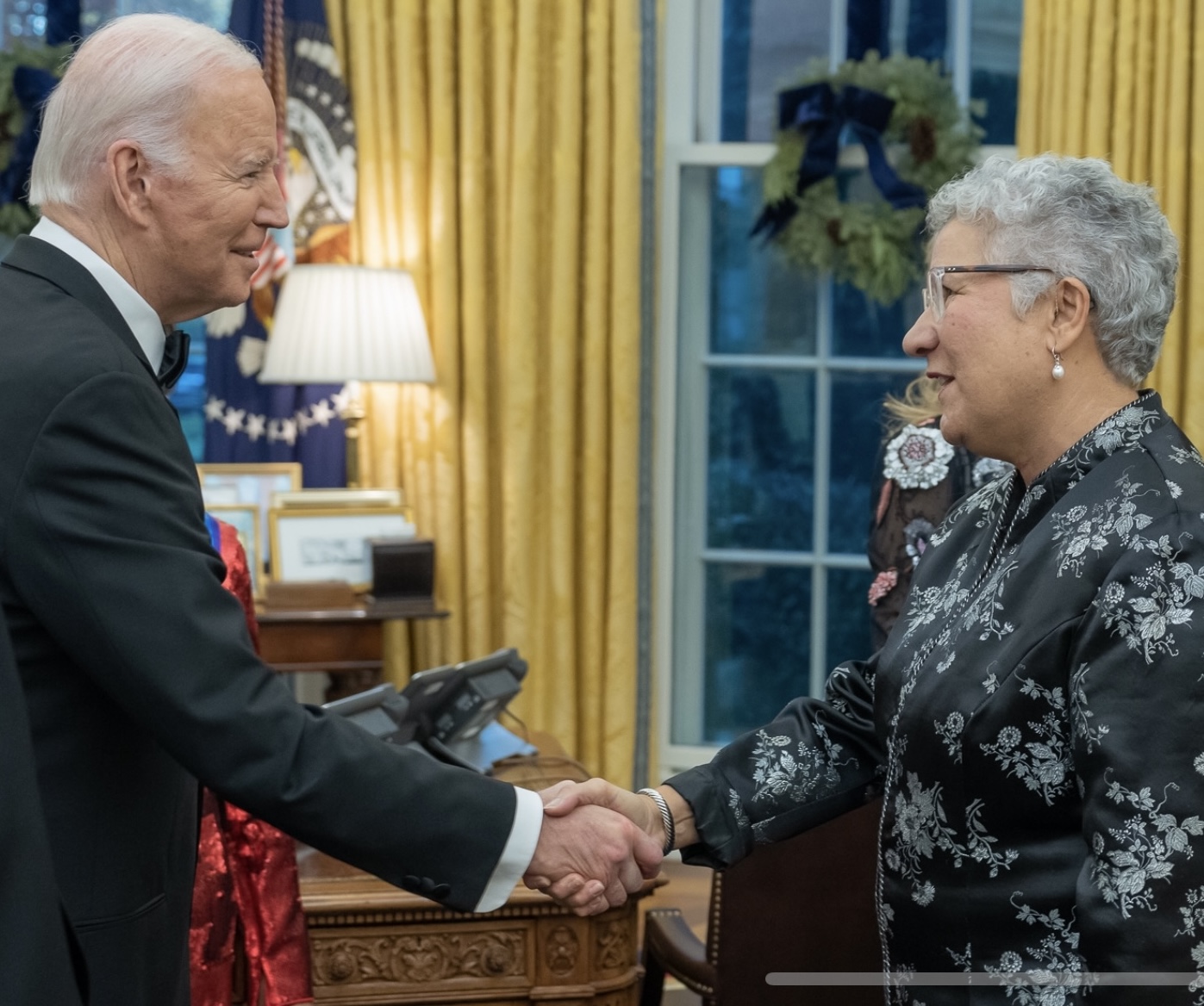 President Joseph R. Biden at Oval Office, Dec 2022.